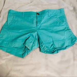 Teal AE Midi Shorts